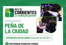 LA PEÑA DE LA CIUDAD ESTA VEZ EN ROTONDA PONCHO VERDE
