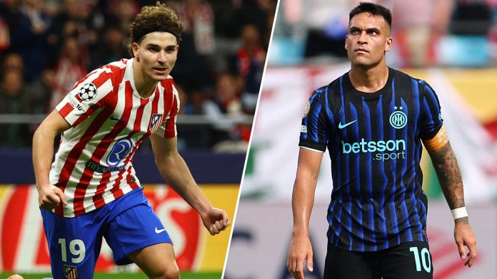 El Atlético de Madrid de Julián Álvarez recibirá al Inter de Lautaro Martínez por la Champions League: la agenda completa