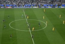 El particular método que aplicó el Atlético Mineiro de Sampaoli en el saque de la final de la Sudamericana ante Lanús: tiró la pelota al lateral