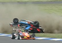 Escalofriante accidente en la Fórmula 3 de Argentina: el coche salió despedido por el aire en la última vuelta y suspendieron la carrera