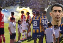 La respuesta de Di María al gesto de repudio de Estudiantes en el pasillo de campeón a Central