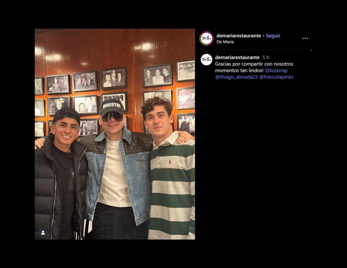 Los entretelones de la cena que compartieron Franco Colapinto, Bizarrap y un campeón del mundo en Qatar 2022