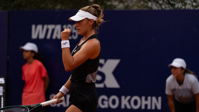 Solana Sierra impuso condiciones y se estrenó con un triunfo en el WTA 125 de Tucumán