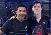 Franco Colapinto jugó al pádel con Carlos Tevez y tomó una drástica decisión durante sus vacaciones