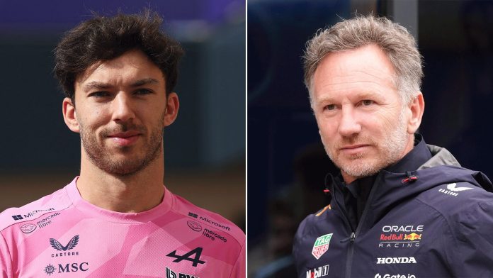 La reacción de Pierre Gasly ante el posible desembarco de Christian Horner en el equipo de Colapinto en la F1