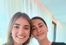 La singular remera que lució Antonela Roccuzzo con una de las fotos más importantes en la carrera de Lionel Messi