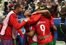 Le pegó desde atrás de mitad de cancha y la clavó en un ángulo: el golazo de Marruecos ante Jordania para ser campeón de la Copa Árabe