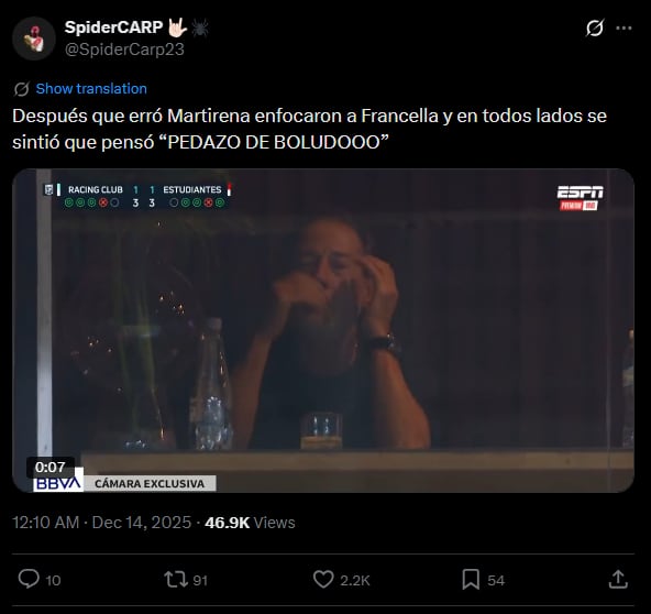 Los memes de la final del Torneo Clausura que Estudiantes le ganó a Racing en los penales