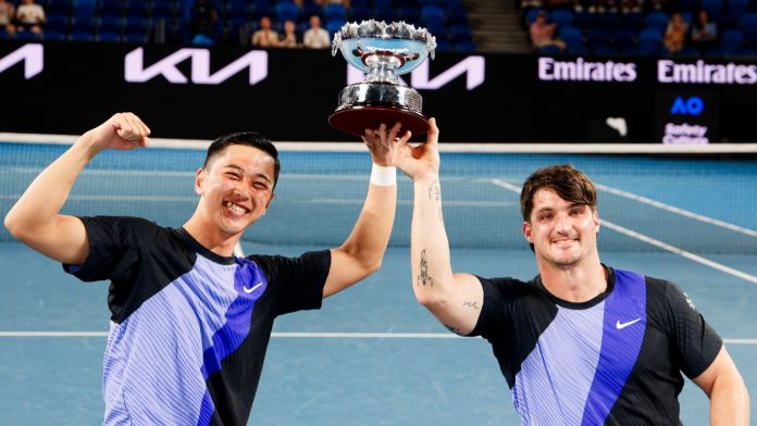 El argentino Gustavo Fernández se consagró campeón en el dobles del Abierto de Australia