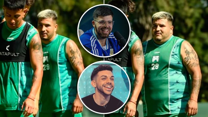 La figura de un futbolista argentino se hizo viral y fue tema de debate de dos famosos streamers: la desafiante respuesta del atacante