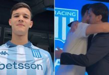 La presentación oficial de Valentín Carboni en Racing, con la participación de un famoso periodista europeo: “Ya está acá”