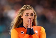 Jutta Leerdam ganó la medalla de oro con récord olímpico en los Juegos de Invierno: la reacción de su prometido Jake Paul