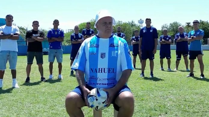 La divertida presentación de Luis Ventura en Victoriano Arenas imitando el video más viral del momento