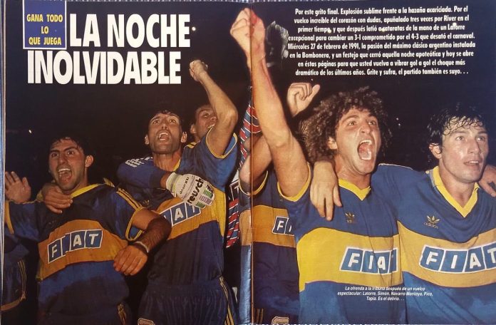 Un Superclásico histórico, definido con un golazo de Diego Latorre: a 35 años del Boca-River que comenzó a marcar la paternidad de los 90