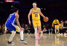 “Vi a Bron hacer una jugada increíble y pensé que no pertenecía a ese nivel”: Austin Reaves y el recuerdo de su llegada a los Lakers