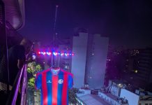 Con la camiseta más grande del mundo y frente a una multitud, San Lorenzo presentó su nueva indumentaria: el hit contra Boca Juniors