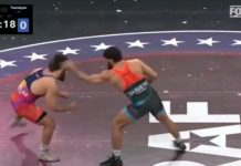 El gesto antideportivo entre dos luchadores que desató una batalla campal en medio de una pelea