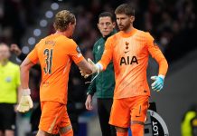 Las críticas al técnico del Tottenham tras el cambio del arquero Kinsky por sus errores ante Atlético de Madrid: “No es humano”