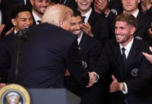 Las perlitas de la visita del Inter Miami a la Casa Blanca: el regalo de Messi, la frase de Trump sobre Cristiano y la sorpresa de De Paul
