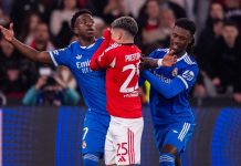 La contundente sanción que le impuso la UEFA a Gianluca Prestianni por su cruce con Vinícius Júnior