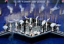 El show de la final de Champions League: la entrada de los equipos tras el recital de The Killers antes de Arsenal-PSG