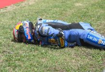 Espeluznante accidente en el MotoGP: el español Álex Márquez voló por el aire tras un despite y su moto quedó destruída