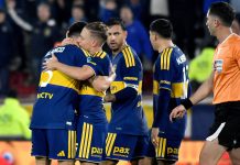 Combinación juvenil, centro y gran definición de Ascacíbar: así fue el gol con el que Boca abrió el marcador ante Estudiantes