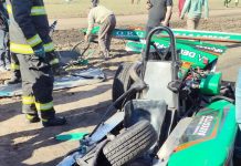 El impresionante choque en cadena que dejó dos pilotos heridos durante una carrera en Carhué