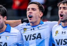Los Leones aplastaron 7-1 a Nueva Zelanda y se clasificaron a la siguiente fase del Mundial de hockey