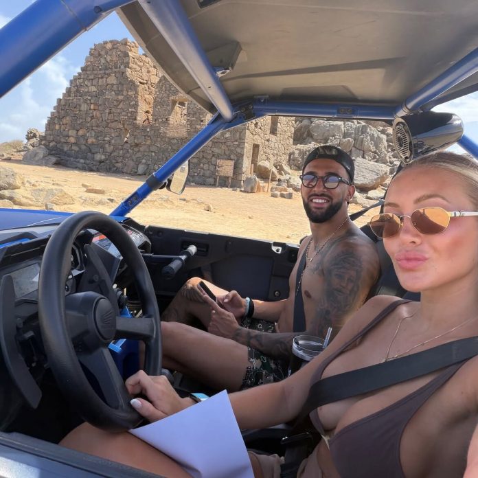 “¿Y si volvemos?“: las imágenes de las vacaciones de Nico González y su pareja Ludmila Isabella en Aruba tras la final del Mundial