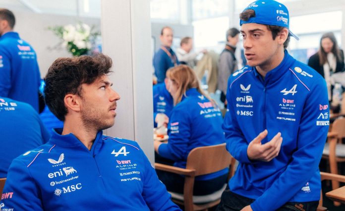 El respaldo de Pierre Gasly a Franco Colapinto tras haber sido confirmado como piloto titular de Alpine para 2027
