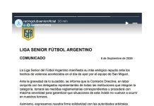 La denuncia por la brutal agresión de un futbolista a un juez de línea: la ejemplificadora pena para el jugador y el club San Miguel