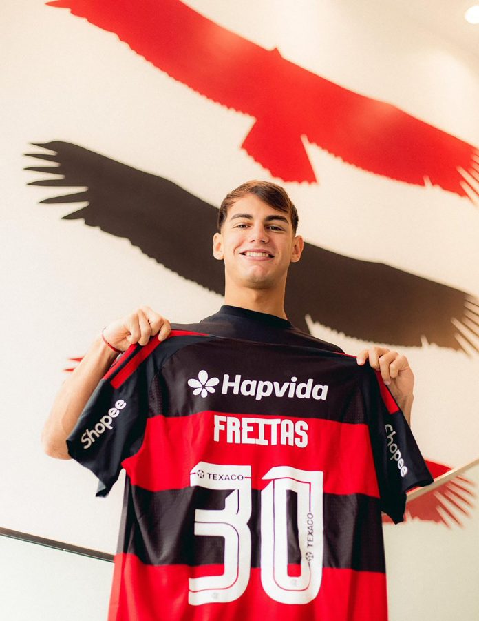 La presentación de Joaquín Freitas en Flamengo tras dejar River Plate: “Es un club gigante”